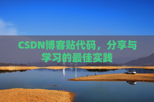 CSDN博客贴代码，分享与学习的最佳实践